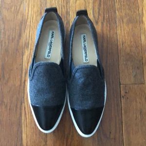 Karl Lagerfeld Paris slip-on sneakers size 6.5